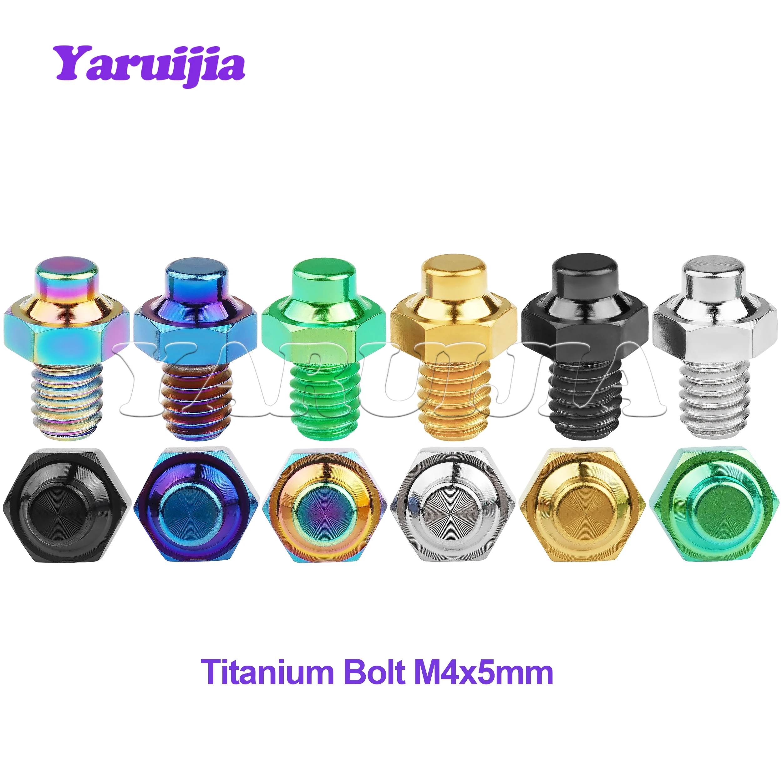 

Yaruijia Titanium Bolt M4x5mm Allen Head Screws For Bicycle Pedal Pedal Anti-Slip