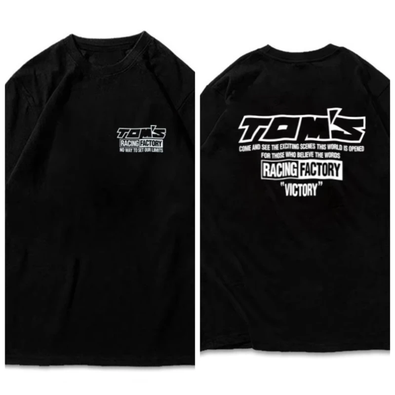 2026 Summer JDM Racing Culture Short Sleeve TRD Event Department Breathable Fashion Casual High Quality Crewneck Printed T-shirt