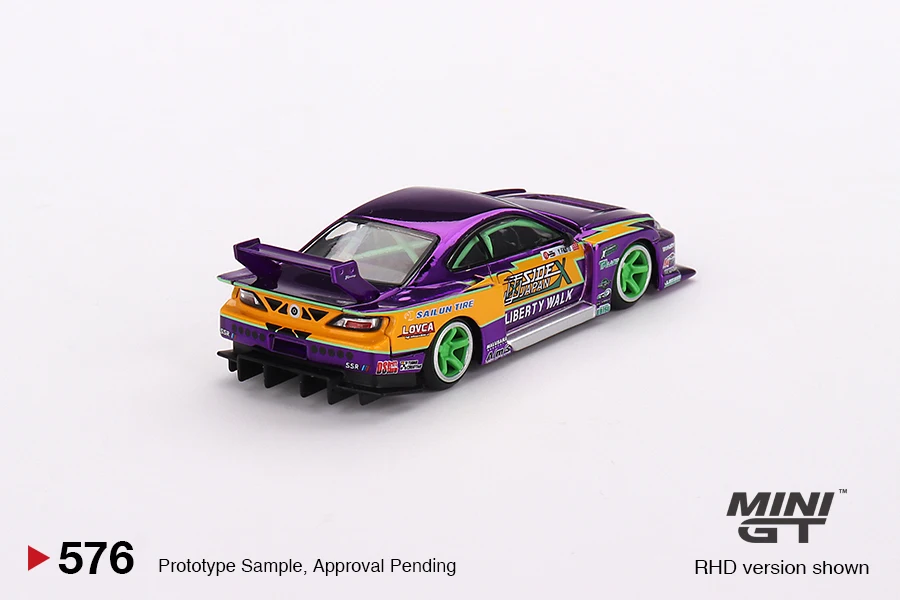 MINIGT 1/64 Nissan LB-Super Silhouette S15 SILVIA MGT01185-CH Cars