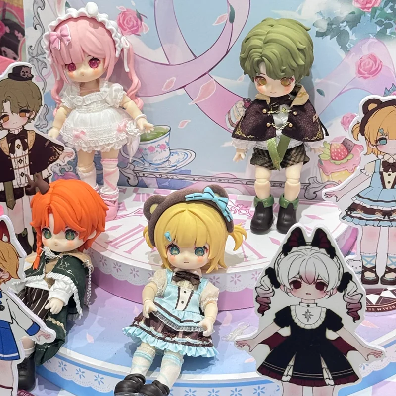 متوفر في المخزون ناجي الوحش شبل الوهم سجل سلسلة صندوق أعمى لطيف عمل الشكل 1/12 Bjd نموذج صندوق غامض اللعب جمع فتاة هدية