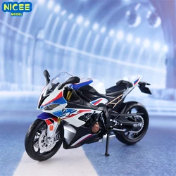 BMW S1000rrモーターサイクルモデル玩具,1:12,合金ダイキャスト,短いクッション,オートバイの車のコレクション,男の子のための誕生日プレゼント,m13