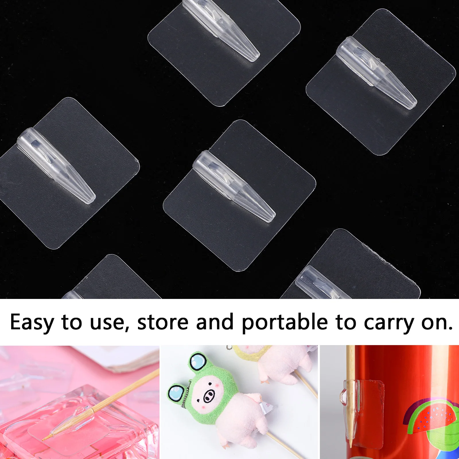 50 Pcs Durable Bouquet Stickers Plastic Fixative Flower Shop Creative Design Lightweight Compact Snack Sticker Packaging Diy