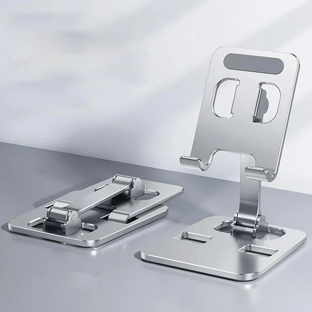 

New Adjustable Foldable Mobile Phone Holder Stand Tablet Desk Holder Portable Aluminum Alloy Universal Phone Tablet Stand