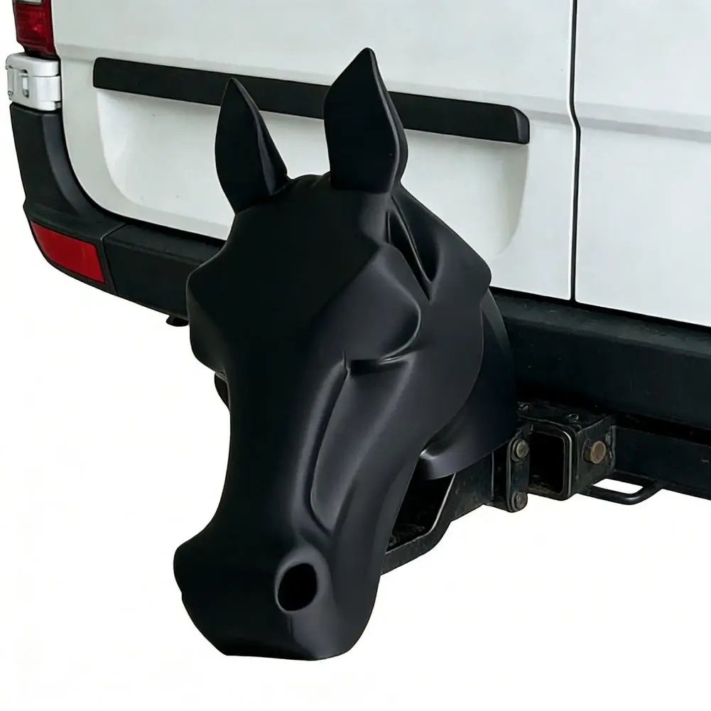 Cute Trailer Hitch Decoration Hitch Ball Cover 3d Printed Horse Head Trailer Hitch Cover Funny Tow Ball for Truck for Car