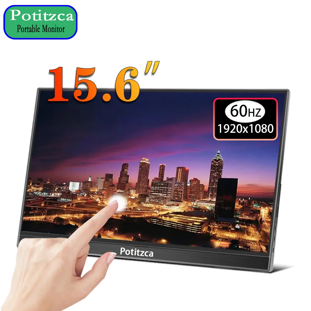 monitor portatil 14 156 polegada 1920x1080 pc exibe computador portatil gamer estender modo para trabalho hdmi compativel switch ps4 ps5 01