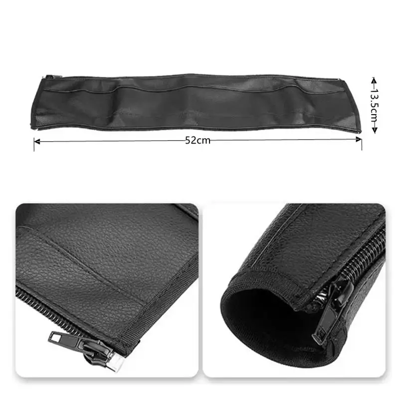 Baby Stroller Handle PU Leather Pushchair Armrest Case Protective Cover For Pram Stroller Universal Anti Slip Cover Pad Soft Co