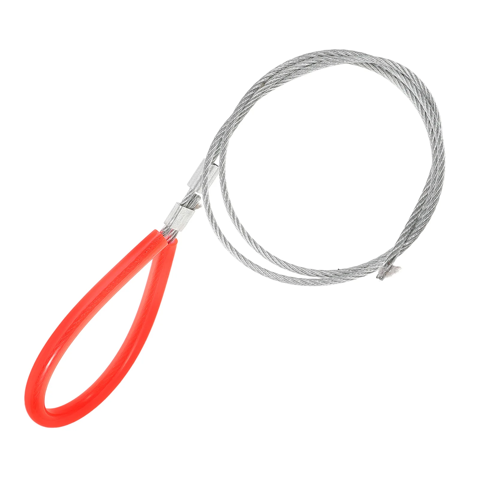 

Safety Rope Accessories Thickened Steel Wire Cable Loop Security Pull Wire Double Ring for Lift Machine Replacement