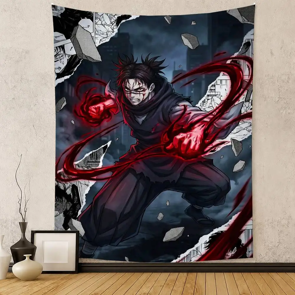 Anime Choso Jujutsu Kaisen-n Flag Digital Printing Banner for Garage Wall Out Door Decoration