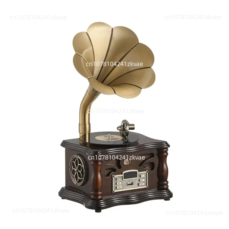 Wooden Phonograph Creative New Retro Bluetooth Speaker Speaker Bluetooth Speaker Imitation