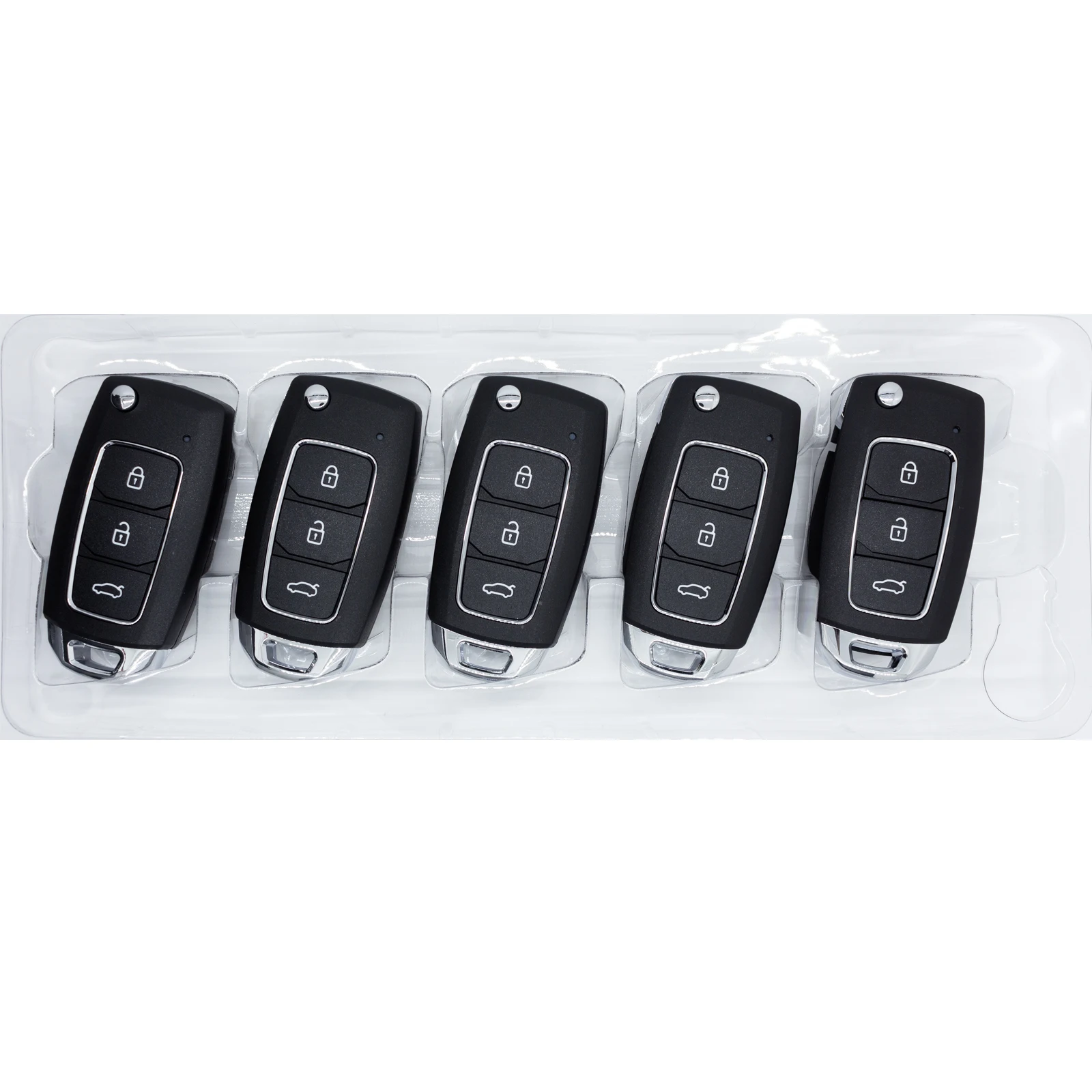 AIKKEY K3 MQB สไตล์ Universal A Series 3 ปุ่มออกแบบรถ REMOTE Key FOB สําหรับ AIK เครื่องรีโมทคอนโทรล Key เปลี่ยน