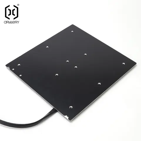 Impresora 3d de artillería Sidewinder SW-X4 Plus Cama térmica de chapa metálica a base de aluminio con pegatinas magnéticas suaves y ensamblaje de espuma aislante