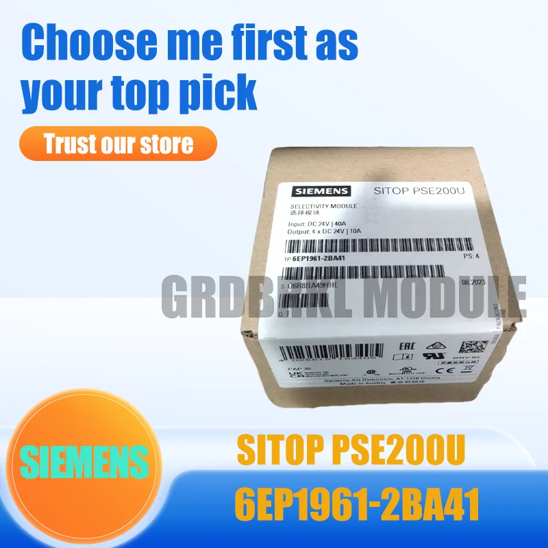 

Brand New Original SIEMENS 6EP1961-2BA41 SITOP PSE200U Selectivity Module