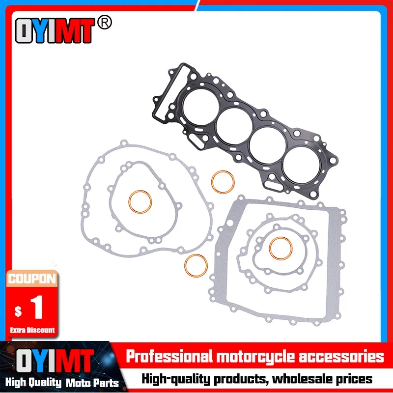 

Motorcycle Engine Primary Cover Gasket Kit For Kawasaki Ninja ZX6R ZX636 ABS 30th KRT Edition 11054-1643 11061-0250 11004-0057