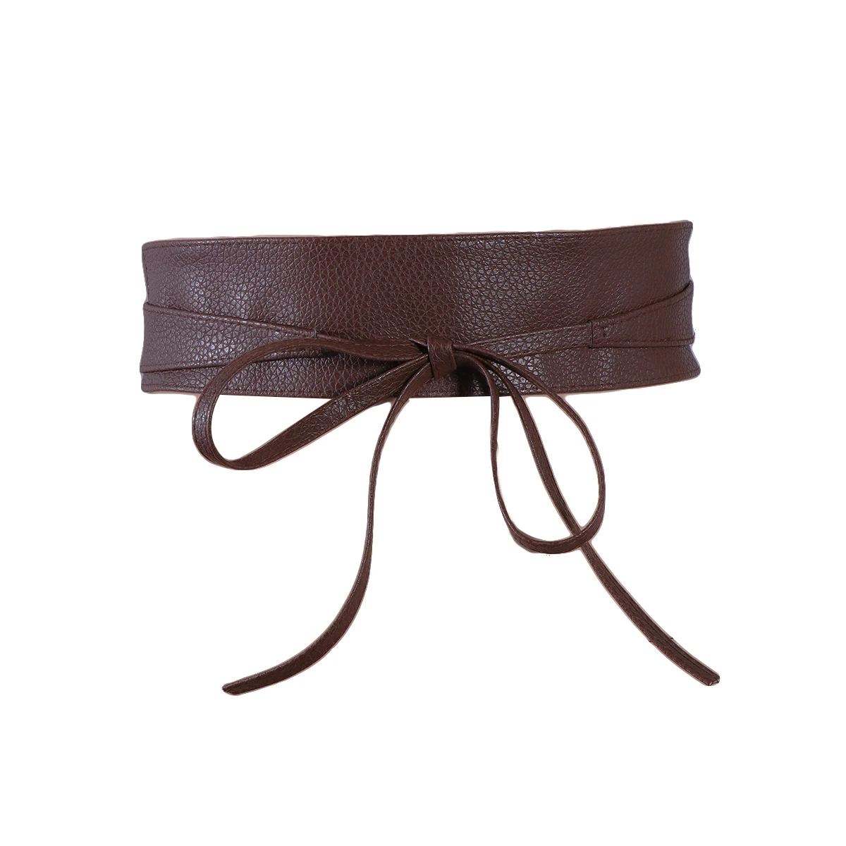 

Adjustable Women Pu Bowknot Waist Belt For Dress Waistband Cinch Strap Wide Band Corset Belt Slimming Waistband Coffee