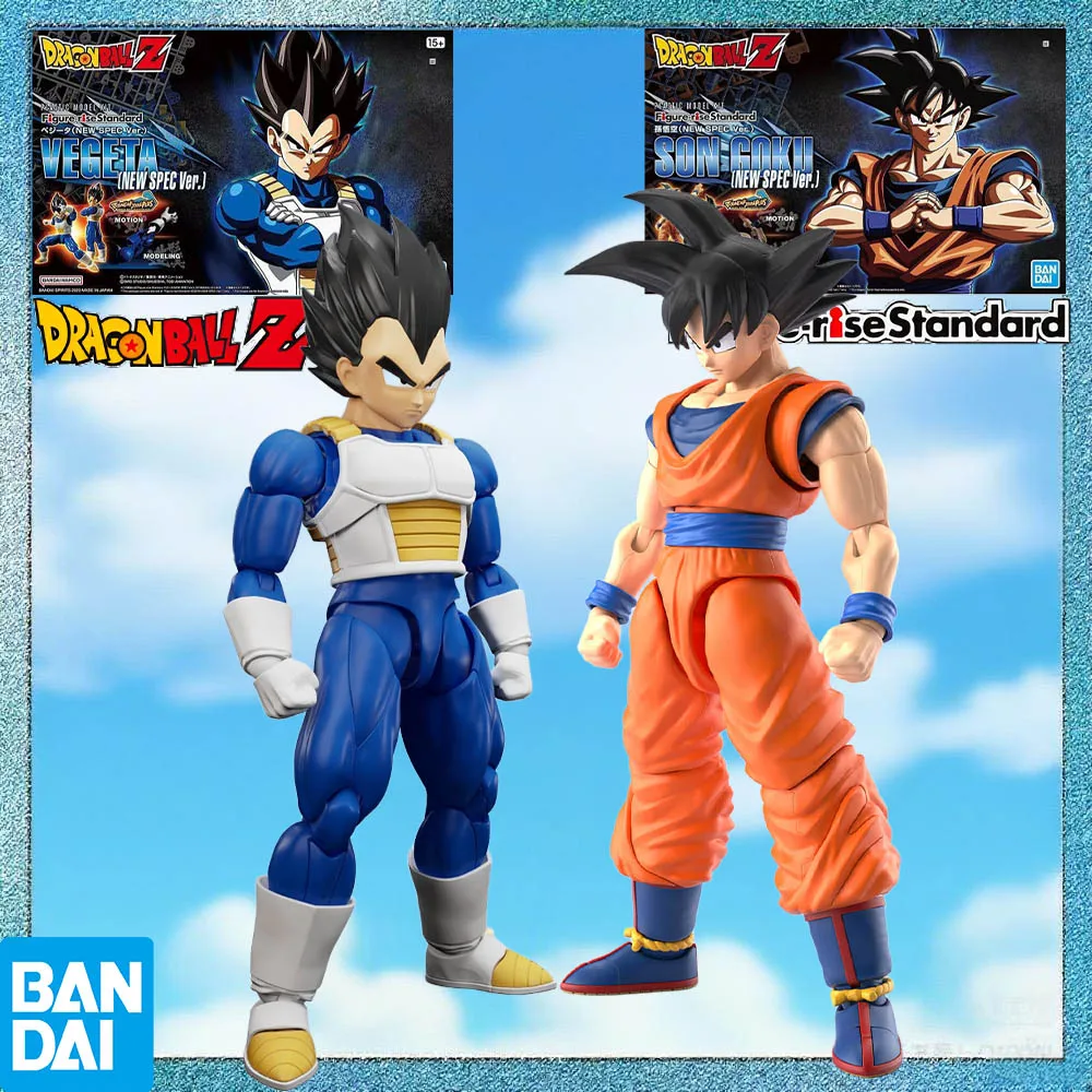 

100% подлинная фигурка Bandai, стандартная серия Son Goku и Vegeta, аниме-фигурка в сборе, модель игрушки, подарки для детей