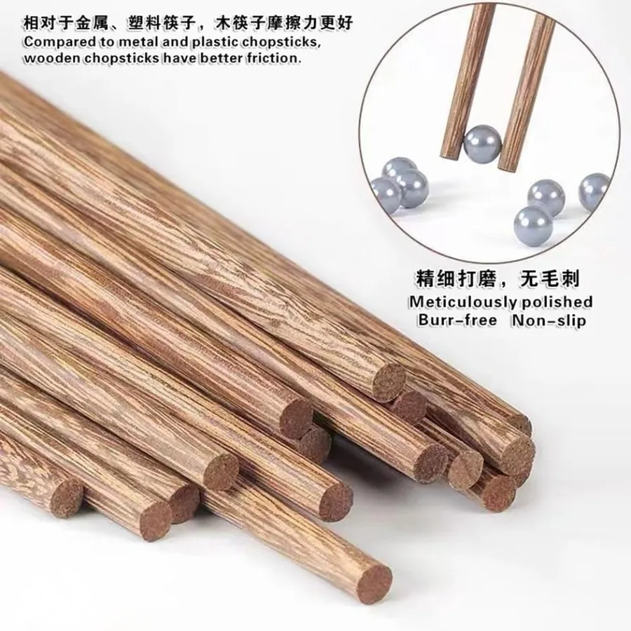 3 أزواج من عيدان تناول الطعام طويلة جدًا بطول 16 بوصة لـ Hotpot مصنوعة من الخشب الطبيعي، عيدان تناول الطعام القابلة لإعادة الاستخدام، 16 في 3 أزواج
