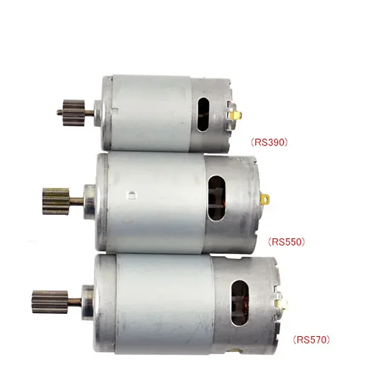 

DC6V-12V 8000-30000RPM 390 550 570 Motor For Baby Motorcycle RC Toys Car Motorcycle buggy Motor Parts 10T 12T 16T