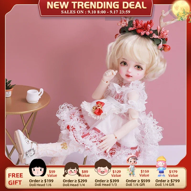 

Shuga Fairy Ruri 1/6 BJD Doll Full Set Resin Toys for Kids Surprise Gift for Girls Yosd Ball Jointed Doll Dropshipping 2021