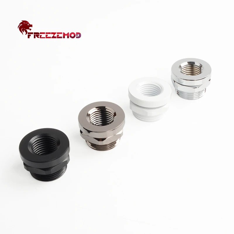 Freezemod Water Cooling Fittings Through-Board Top Fill Port with Hex Nut G3/4 OD ID G1/4 Thread - HCBJT-V2
