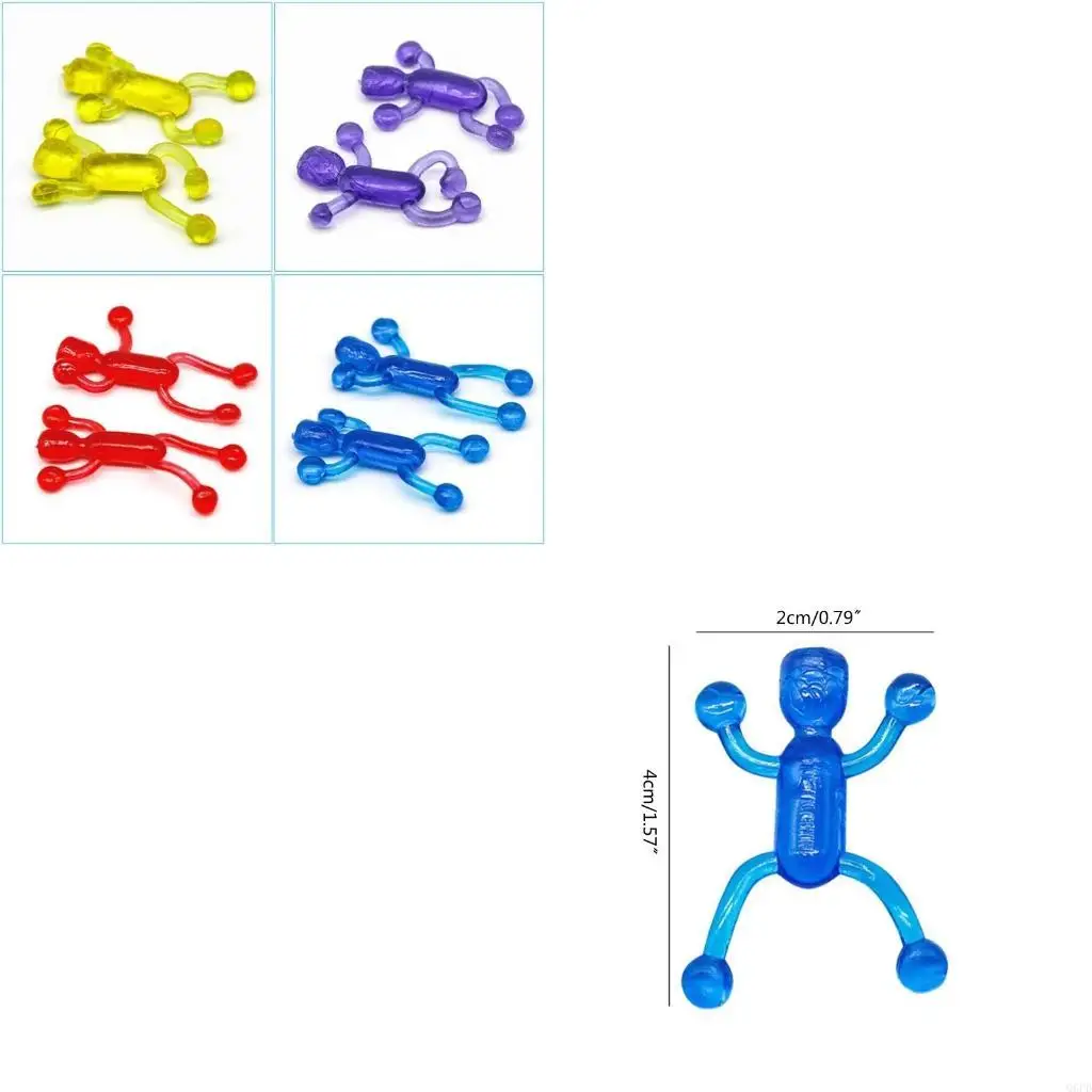 

Sticky Spoof Man Practical Joke Props Color Assorted Adults Tension Eliminate