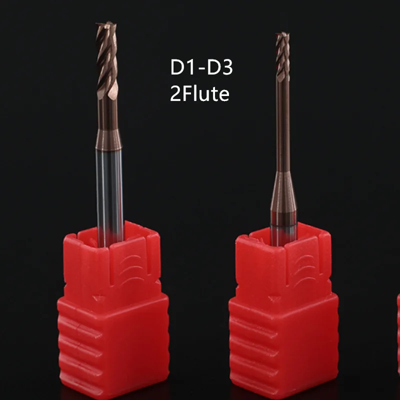 4 الناي HRC55 مايكرو نهاية مطحنة الأخدود العميق Endmill كربيد التنغستن نهاية مطحنة أدوات الكمبيوتر فريسا راوتر بت فريز قاطعة المطحنة