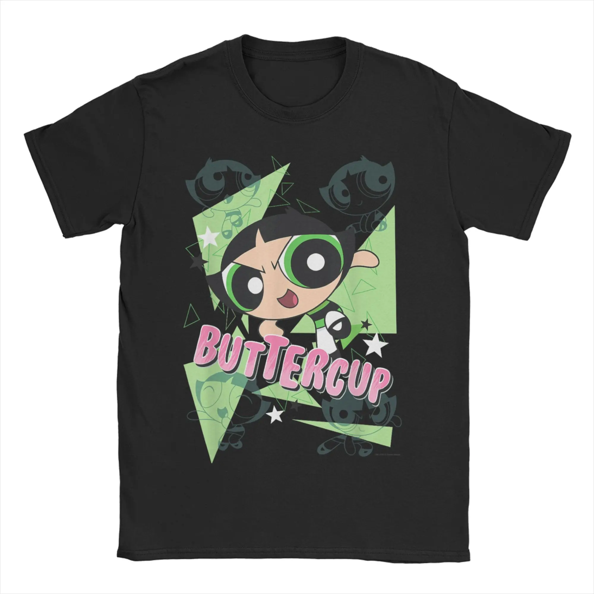 

Novelty P-Powerpuffs Girls T-Shirt Men O Neck 100% Cotton T Shirts Kawaii Short Sleeve Tees New Arrival Clothing