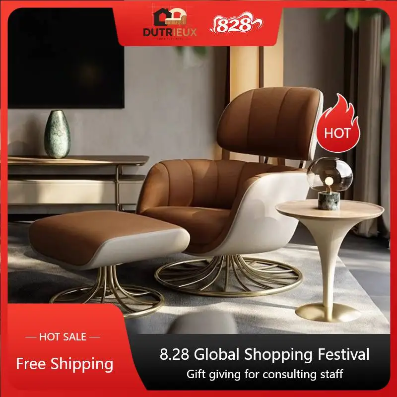 Armrest Luxury Living Room Chairs Design Beauty Reading Relaxing Lounge Chair Comfy Oversized Salon Sillones Para Sala Furniture