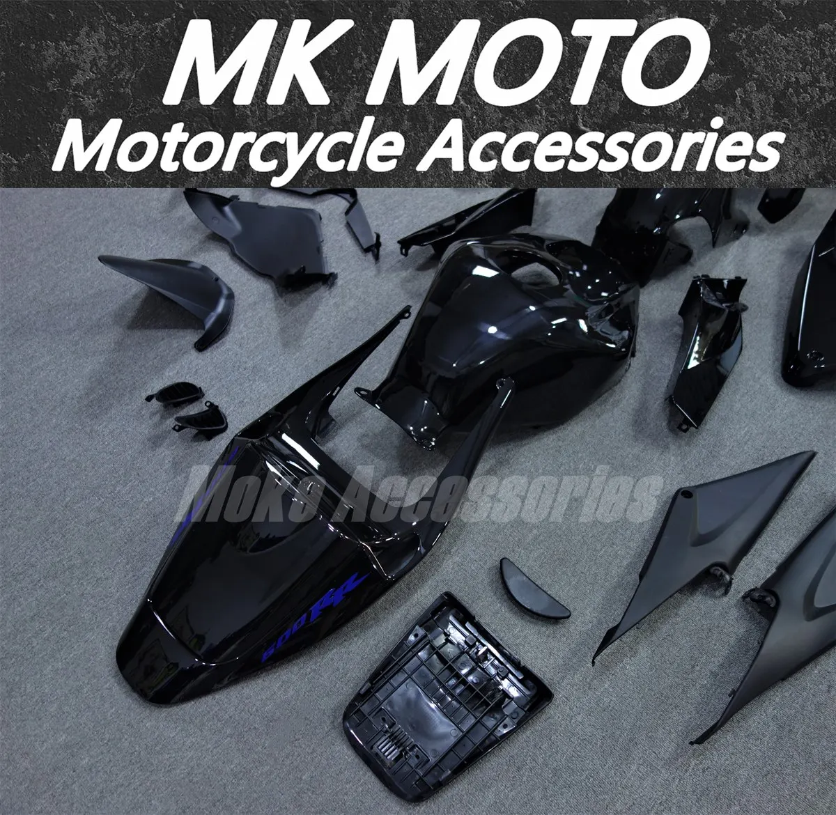 Kit fairing sepeda motor cocok untuk Cbr600rr 2005-2006 Set Bodywork kualitas tinggi injeksi Abs baru biru hitam