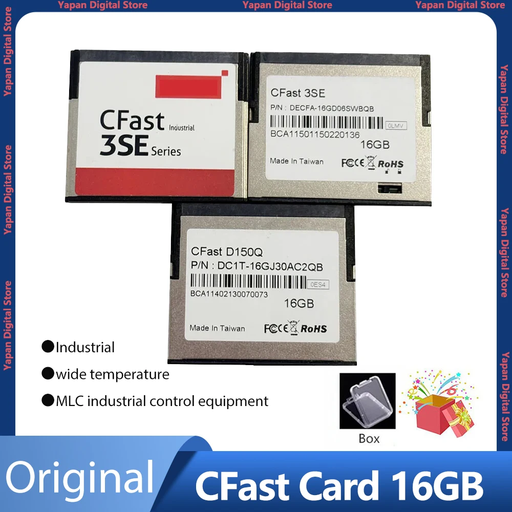 Original Card CFast card 16GB Industrial Grade D150Q Wide Temperature Instrument Industrial Compact Flash Card CFast Memory Card