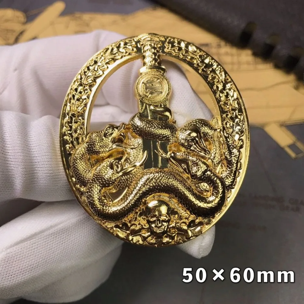 شارة ذهبية ألمانية ميدالية بروسية سميكة دبوس الديكور الحرف العسكرية جمع الحرف #5