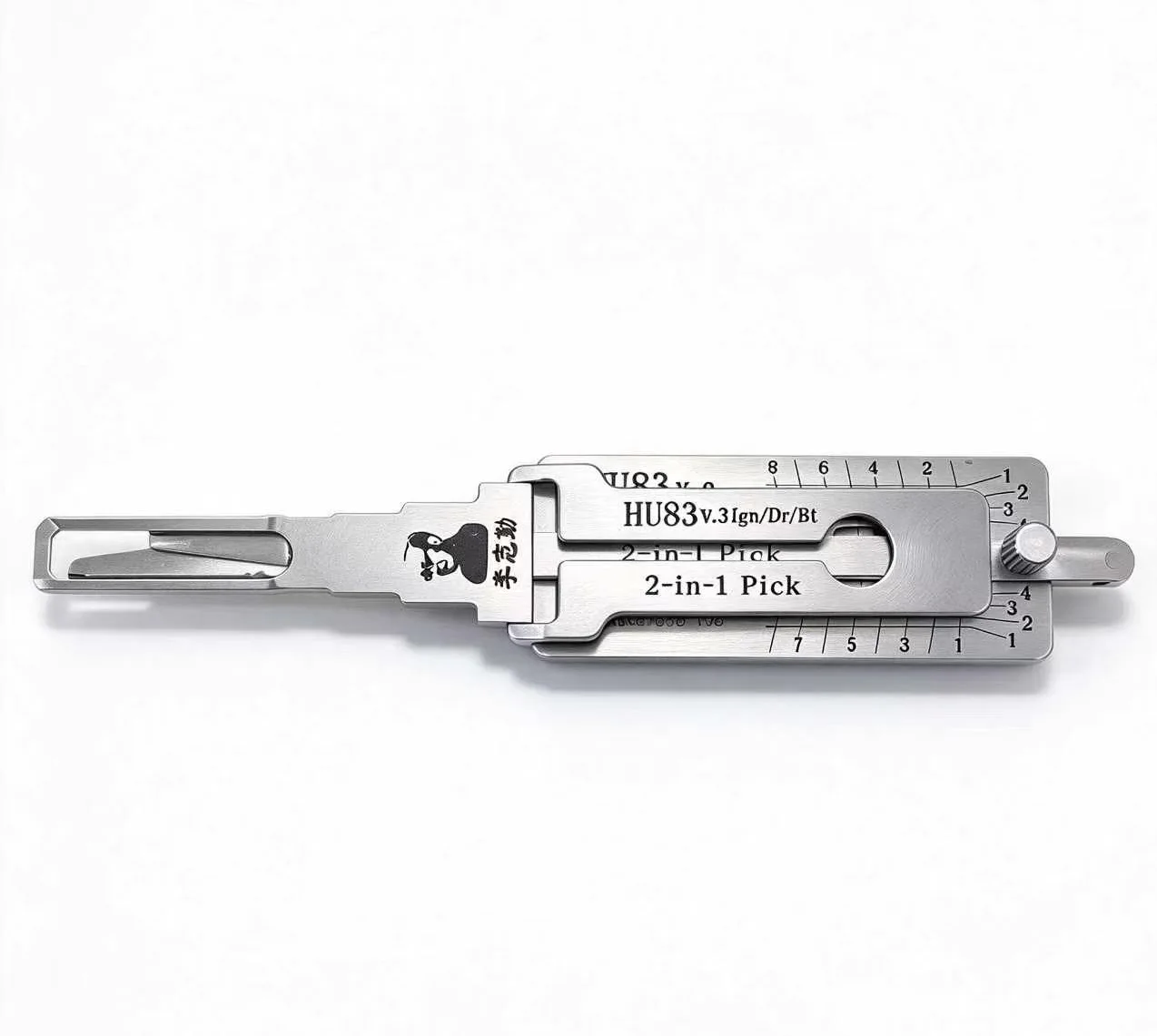 Li's two-in-one HU83 car lock reading gear tool Citroen, logo series CNC key cutting locksmith - view 2