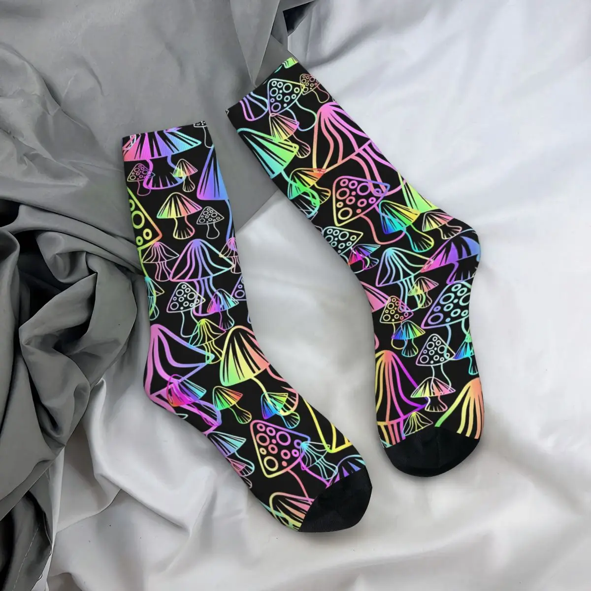 Magic Mushrooms Socks Sports 3D Print Boy Girls Mid-calf Sock