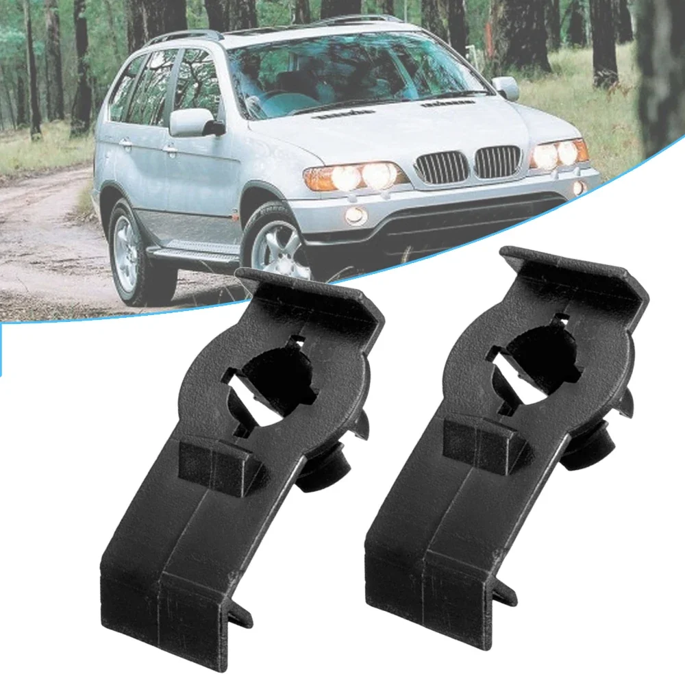 2pcs High Quality Front Left / Right Window Regulator Clips Durable  for 00-06 BMW X5 E53 51338254781 Interior Car Accessories