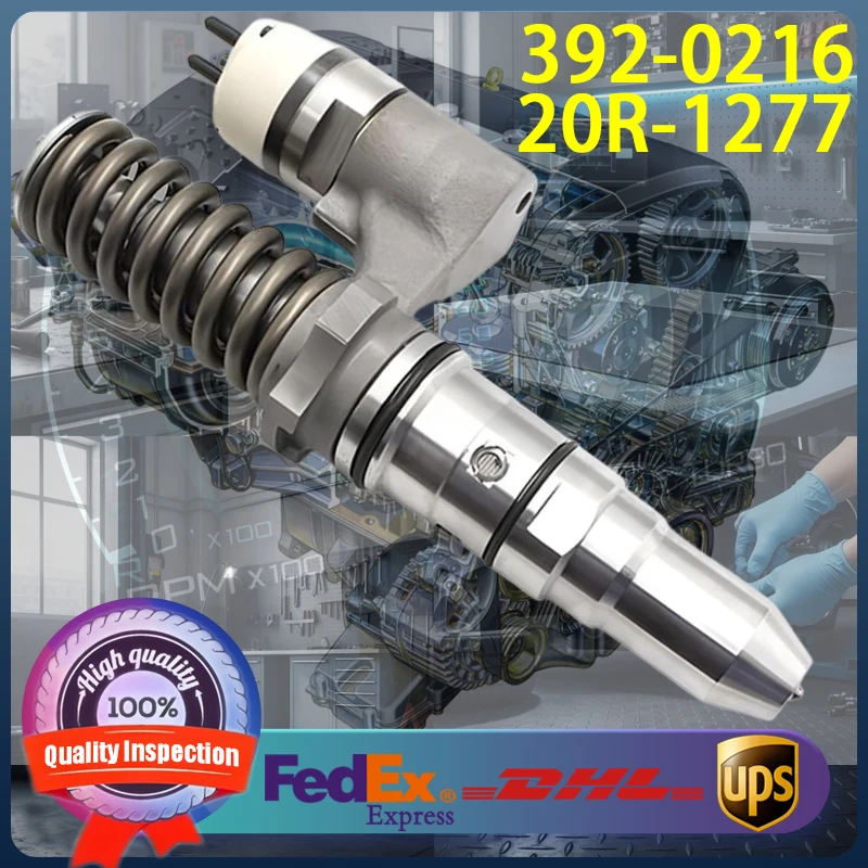 

392-0216 20R-1277 High Quality Diesel Fuel Injector 3920216 20R1277 for Caterpillar CAT 3512B 3512C 3516C Engine