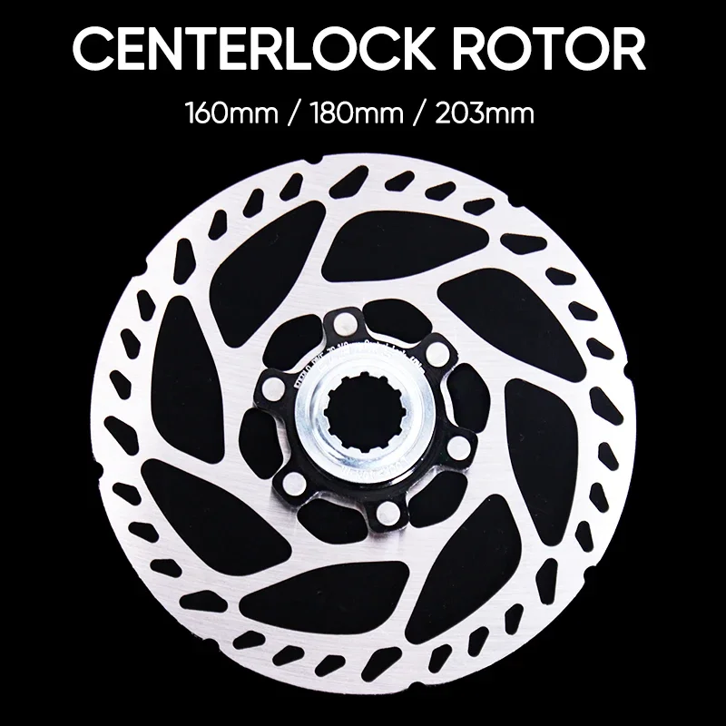 Centerlock Bike Rotors 160MM 180MM 203MM MTB Brake Disc Rotor Durable Mountain Road Cycling Brake Disks MTB Bike Hydraulic Part