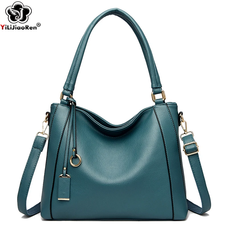 

Classic Handbags for Women Large Capacity Tote Quality Leather Hand Bag Designer Luxury Big Shoulder Crossbody Bag Female Sac