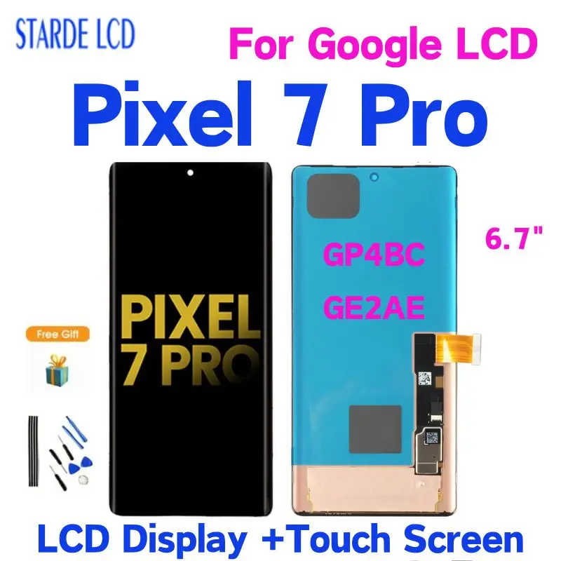 

6.7 ” TFT For Google Pixel 7 Pro LCD Display Touch Screen Digitizer Assembly For Google Pixel 7pro GP4BC GE2AE Replacement