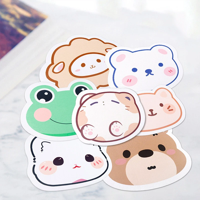 Cute Cat Bear Gaming Mouse Pad Animal Game Mouse Mat Gamer Mousepad Non-slip Rubber Deskpad Office Table Mat Desk Accessories