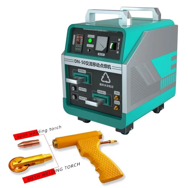 DNJ-25 Mild Steel Spot Welder Roll Spot Welding Equipment For Sheet Metal Brass Spot Welder