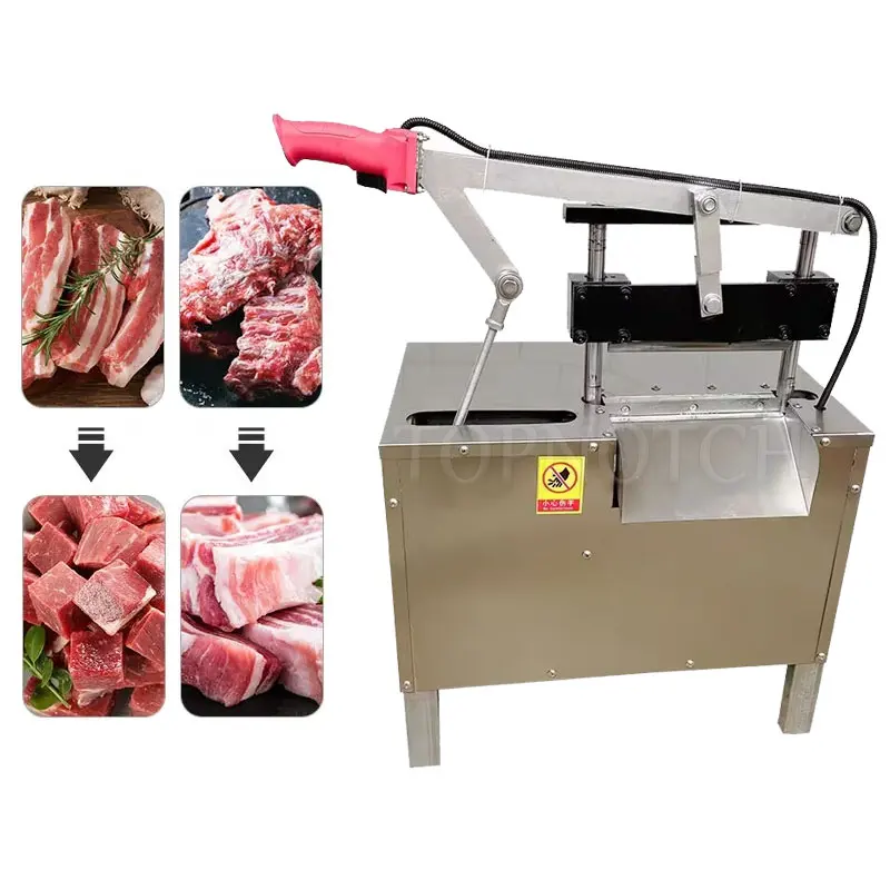 Electric Bone Saw Fully Automatic Hydraulic Bone Cutting Machine Lamb Chops Leg Bones Pig Hooves Small Guillotine