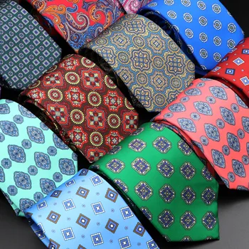 새로운 남성 소프트 Slik 넥타이 빈티지 Gravatas 패션 참신 넥타이 데일리웨어 넥타이 비즈니스 파티 웨딩 셔츠 정장 액세서리