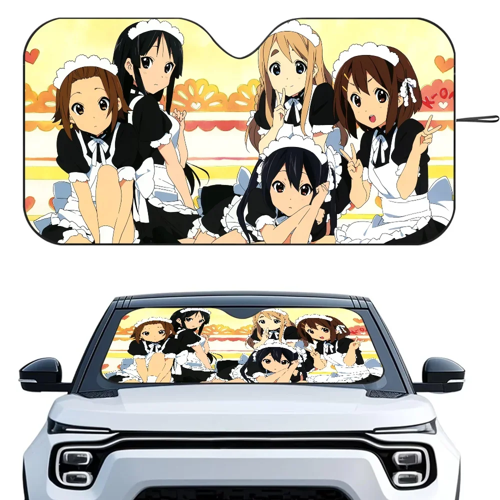

Аниме k-K-ON Girl Автомобиль SunSha Теплоизоляционная алюминиевая пленка Лобовое стекло Солнцезащитные козырьки УФ-лучей Блоки Автомобильный солнцезащитный козырек