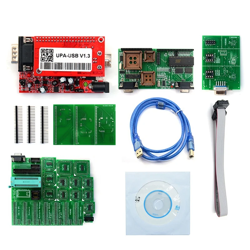 

Newest V1.3 UPA-USB ECU Chip Tunning Tool Programmer Main Unit Full Adapters With NEC Functions UPA USB Programmer