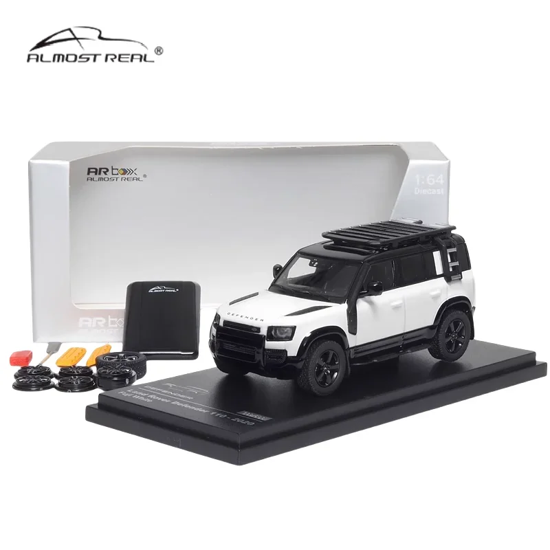 1:64 Land Rover Defender 90 110 75th Anniversary diecast alloy model, children\'s collection toys, children\'s holiday gifts.