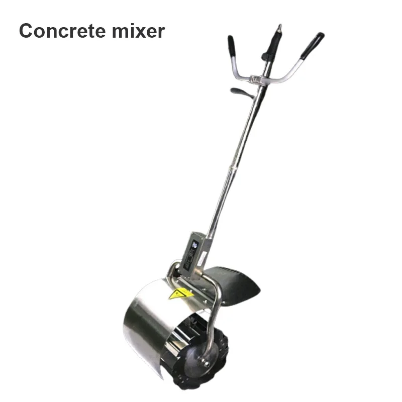 

Mixer Cement Mortar 220V Portable Mixer Sand Ash Concrete Animal Feed Small Site Industrial Electric Ash Mixer 450W