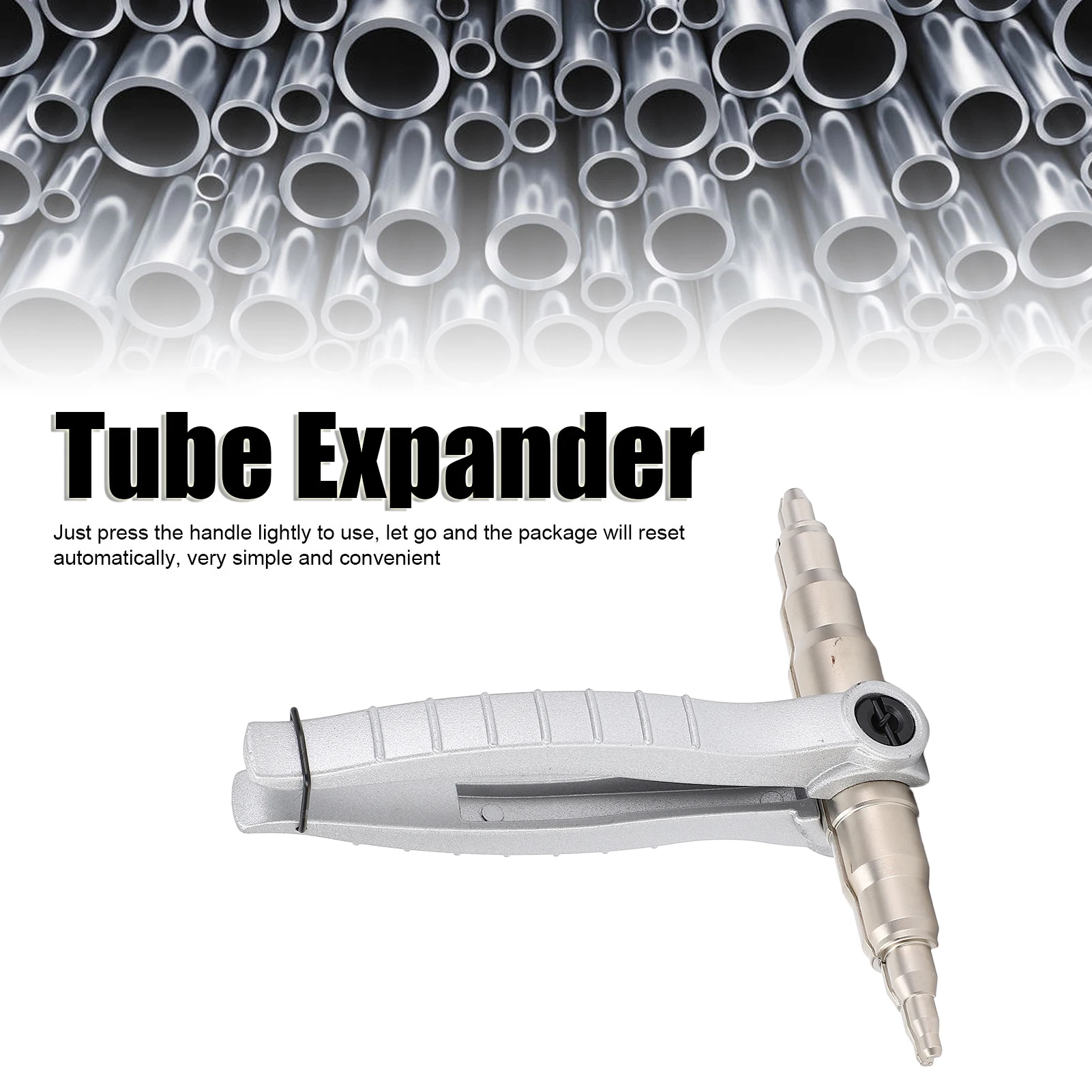 

Hand Expanding Tool, Copper Pipe Tube Expander Universal Hand Refrigeration Swaging Tool CT‑622 1/4‑7/8in(6‑22mm)