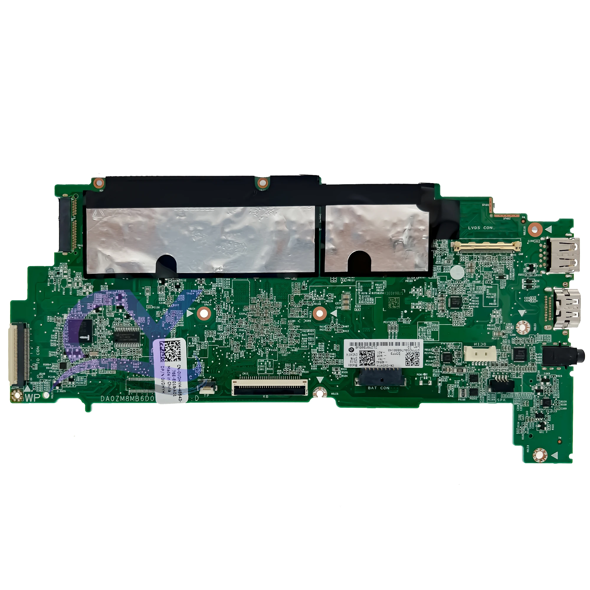 3120 Laptop Motherboard for Dell Chromebook 11 DA0ZM8MB6D1 SR1YJ OVDHYH Mainboard With N2840 4GB RAM DDR3 100% Tested