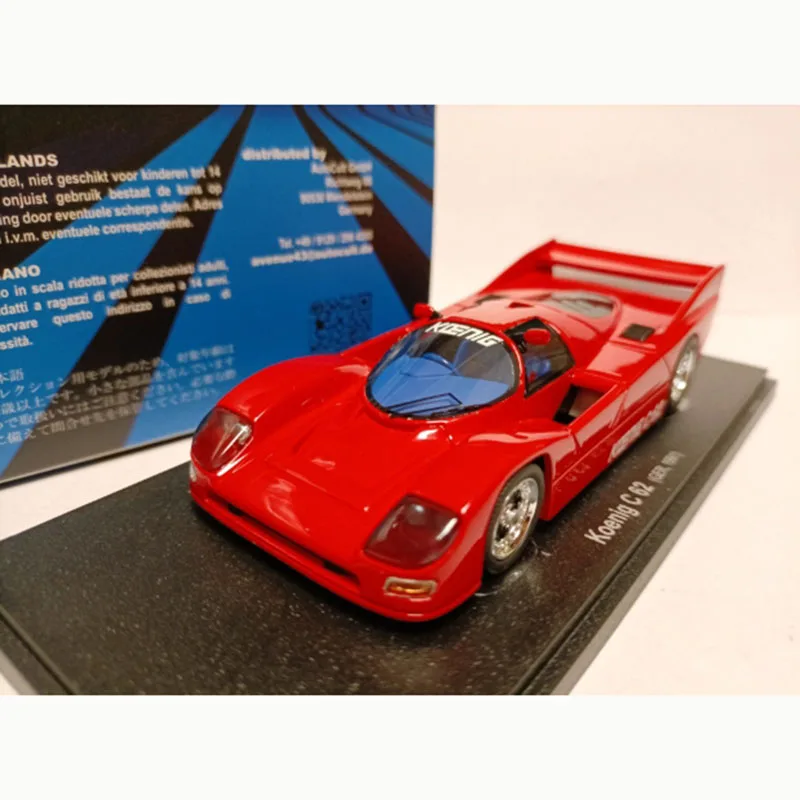 Autocult 1/43 Porsche Koenig 962 C62 GER 1991 Sports Car Model Adult Souvenir Classic Static Display Collectible Toy Gift