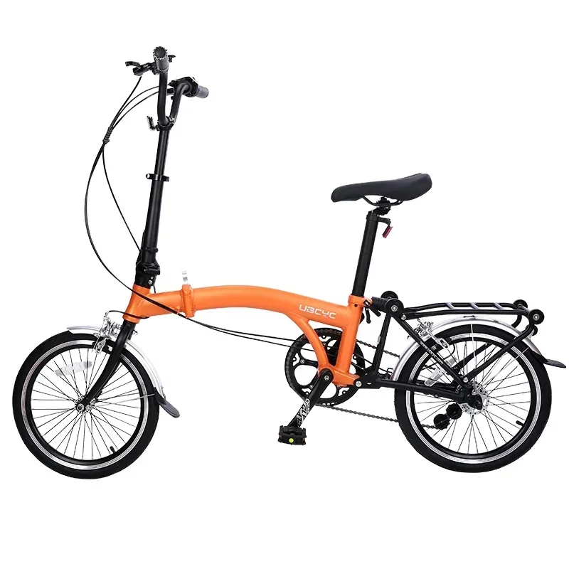 

wholesale cheap good quality Tri-Foldable Folding Bicycle 16 Inch inner 3 speed aluminum alloy Frame tri-Folding Bike