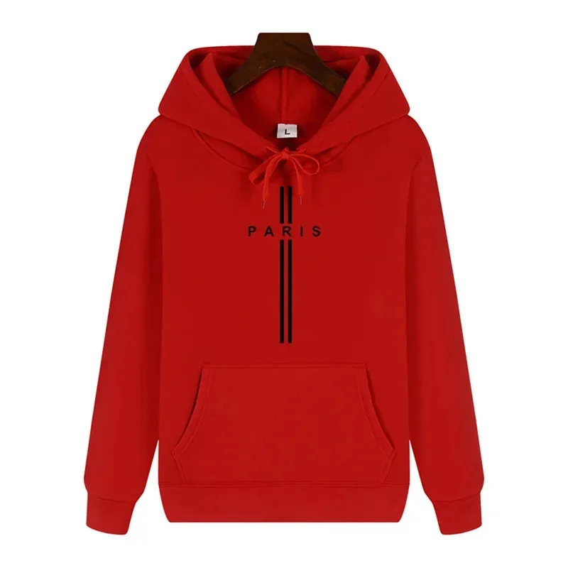Einfacher, bedruckter Herren-Hoodie für Herbst und Winter mit Komfort-Plus-Kaschmir, hochwertig, lässig, modisch, warm, Streetwear